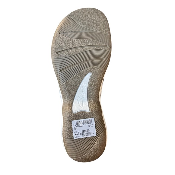 Clarks Breeze Sea Taupe Women’s Sandals Flip Flops NEW 7 - Picture 6 of 7